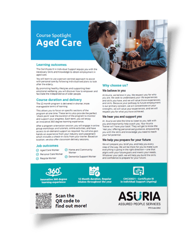 Flyer Mockup - Aged Care 2024